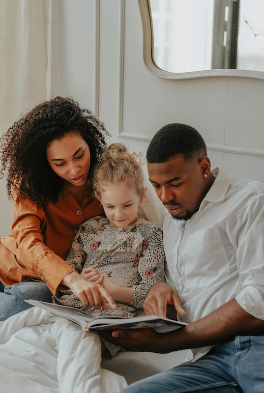 An image protraying a happy family - Adoption Attorney Services at Bruner Frank